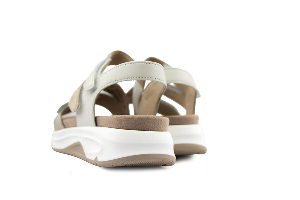 Gabor Rolling Soft Sandaal Beige Oasi Raffia