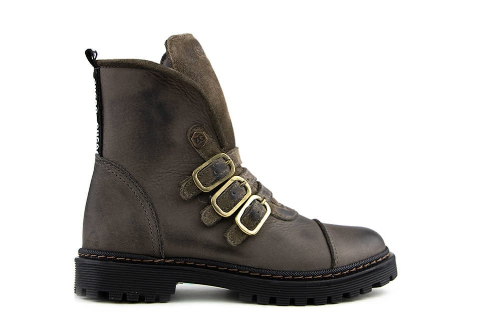 Giga Bikerboots Taupe Riempjes