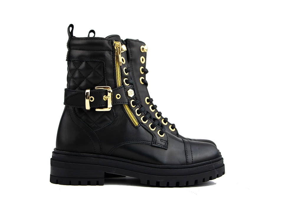 Giga Veterboot Anouk Nero Crust Gold