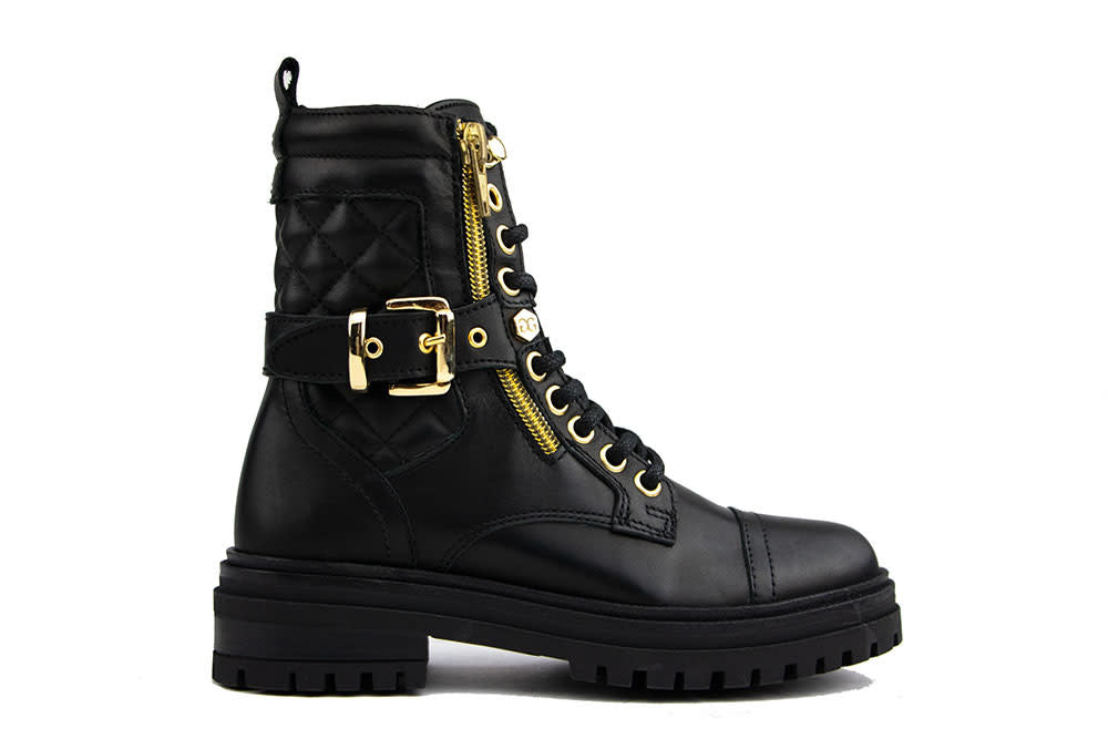 Giga Veterboot Anouk Nero Crust Gold