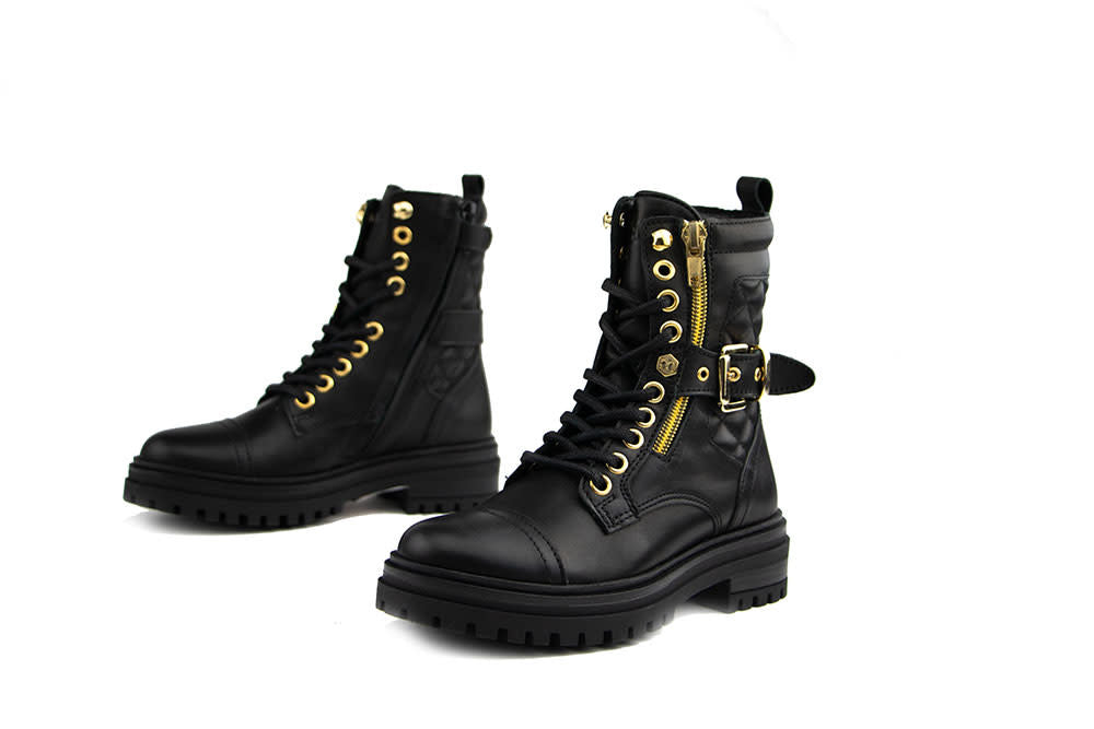 Giga Veterboot Anouk Nero Crust Gold