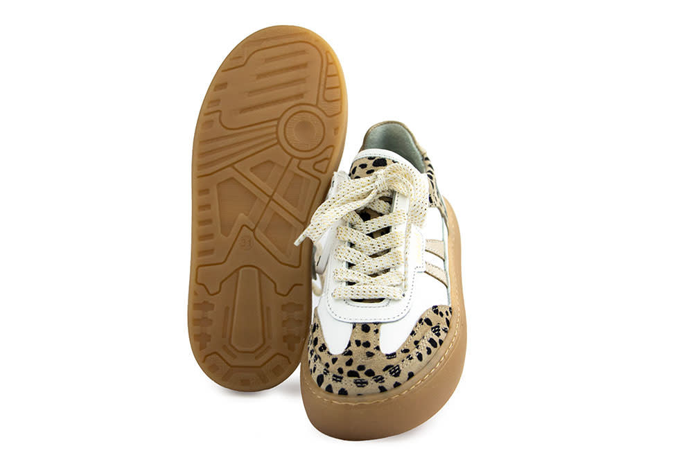 Giga Sneaker Leopard White Beyaz