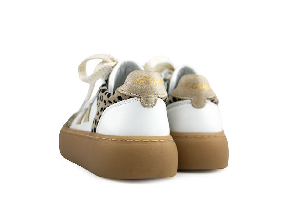 Giga Sneaker Leopard White Beyaz