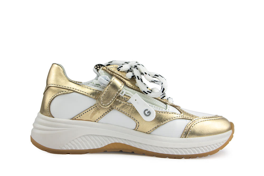 Giga Sneaker Stock Gold Nappa Beyaz