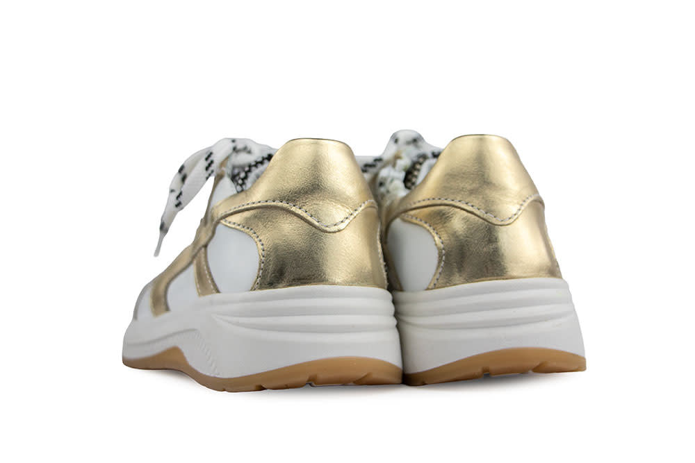 Giga Sneaker Stock Gold Nappa Beyaz
