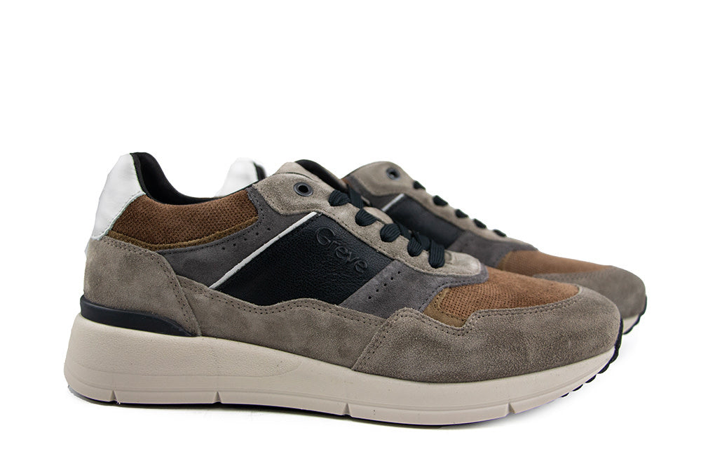 Greve Sneaker Walker K Taiga Suède