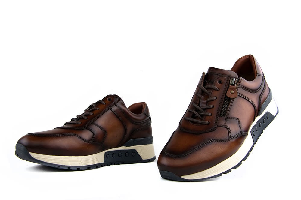 Greve Sneakers Haarlem Cognac K-leest