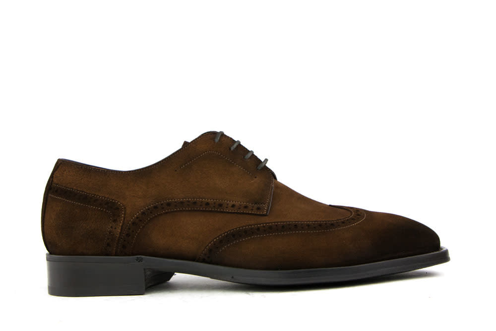 Greve Veterschoen Utrecht Bruin Suede K-wijdte