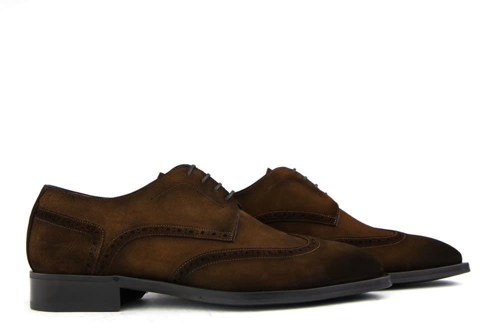 Greve Veterschoen Utrecht Bruin Suede K-wijdte