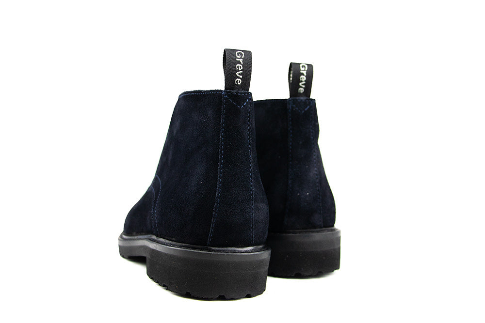 Greve Veterboot Deventer K Dark Blue Suède