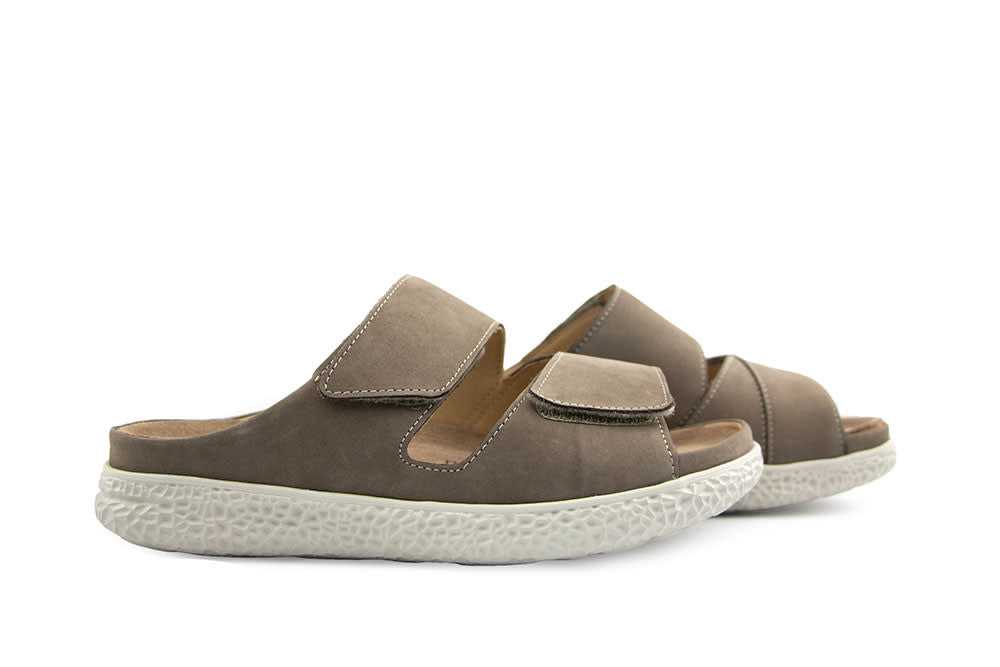 Hartjes Slipper Groove Naturel Schlamm