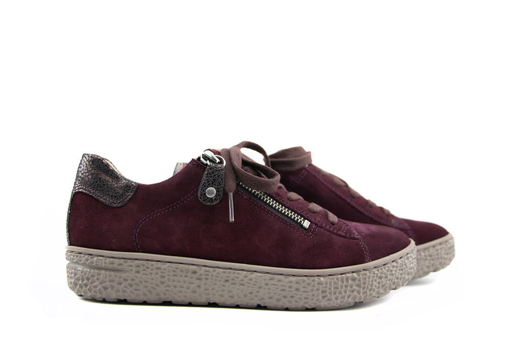 Hartjes Sneaker Phil Aubergine Velour