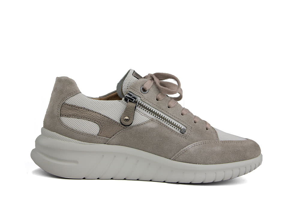 Hartjes Wave Shoe Birke Beige Velour Nappa