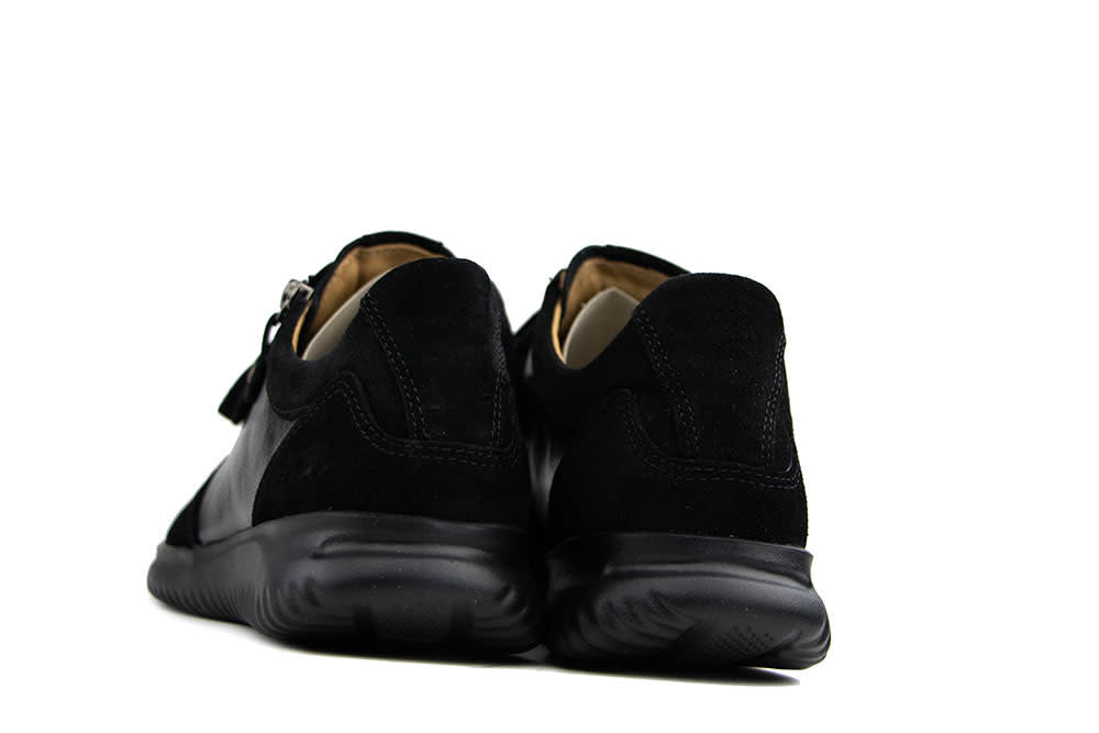 Hartjes Sneaker Breeze Schwarz Suede Lack