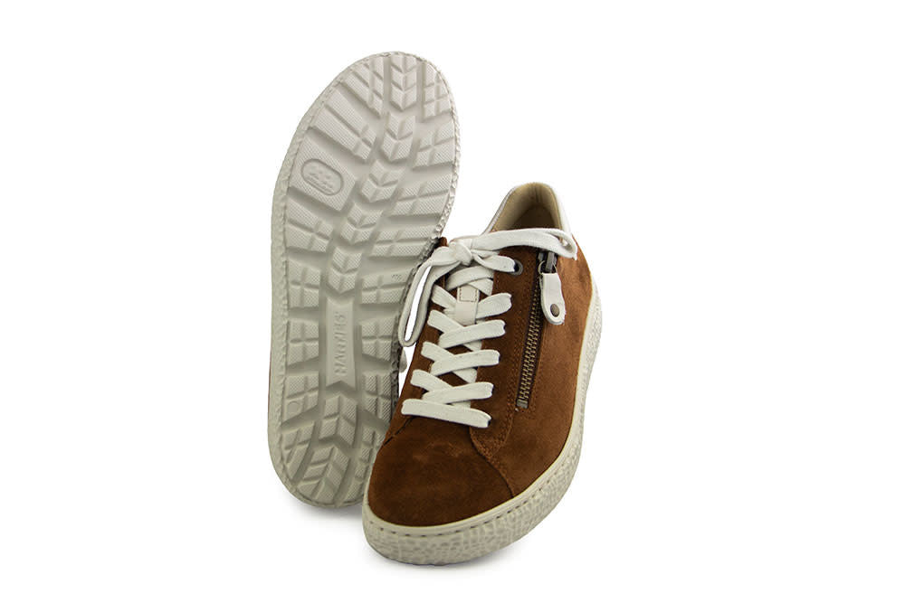 Hartjes Phil Shoe Cognac Beige Velour Nappa