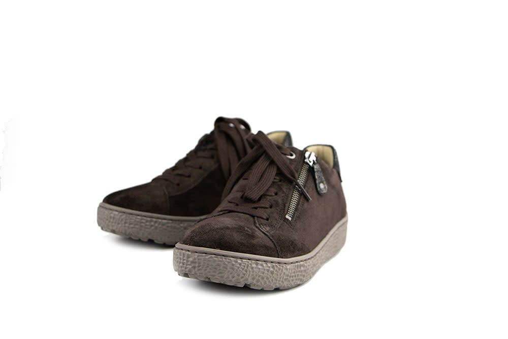 Hartjes Sneaker Phil Dunkelbraun Altgold