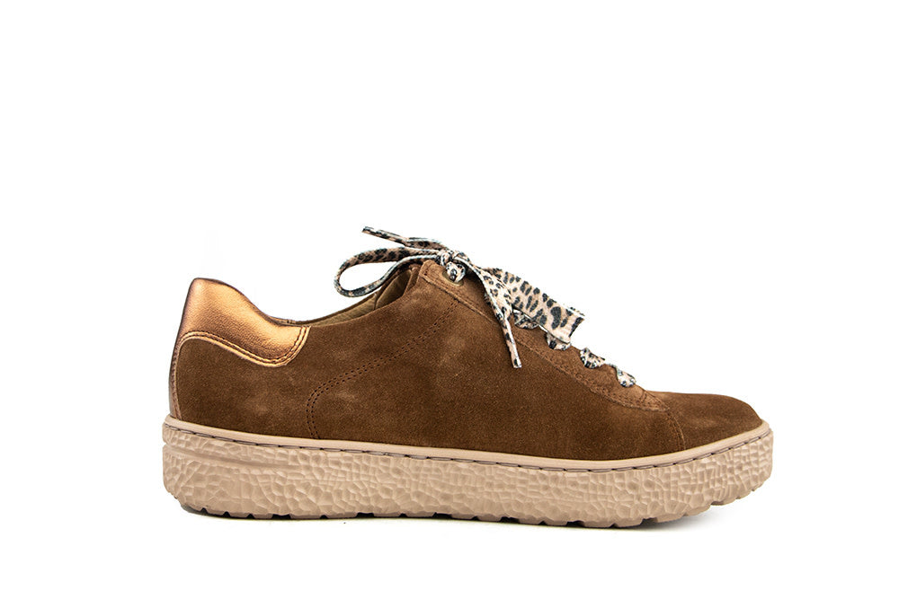 Hartjes Phil Shoe Cognac Tabacco Velour