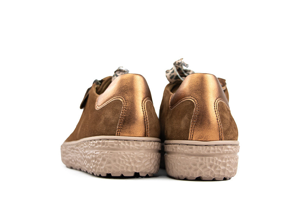 Hartjes Phil Shoe Cognac Tabacco Velour