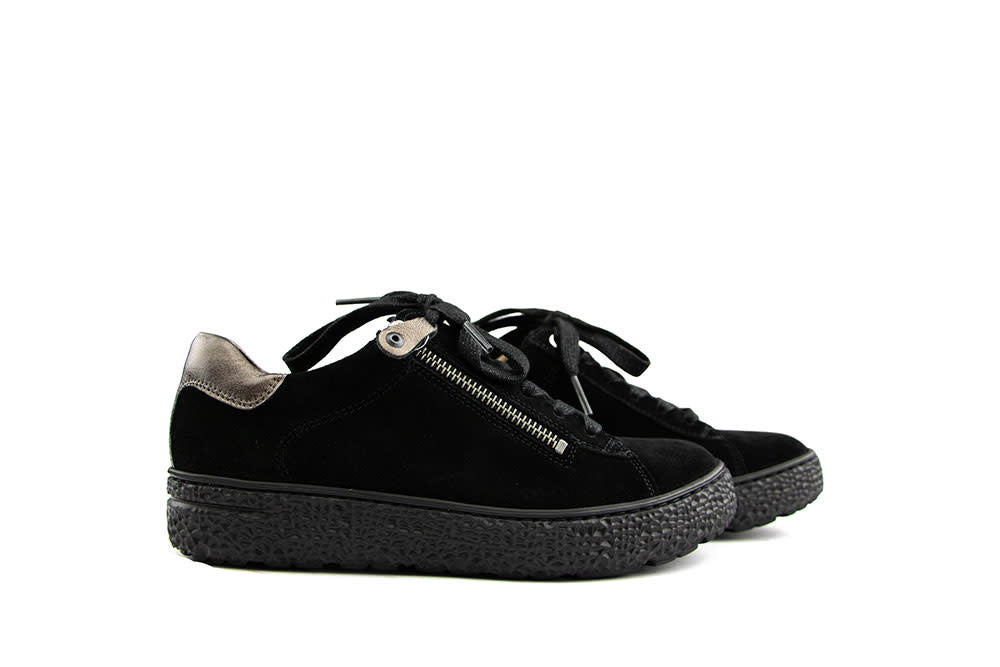 Hartjes Phil Shoe Schwarz Hazelnuss