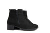 Hartjes Enkellaarsjes Hip Zwart Nubuck
