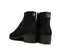 Hartjes Enkellaarsjes Hip Zwart Nubuck