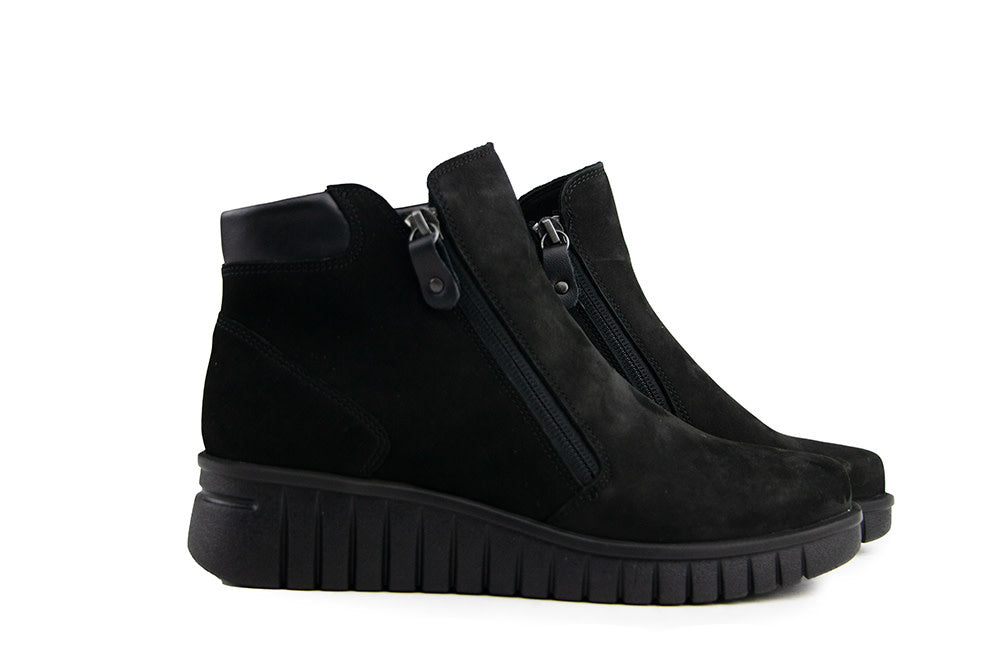 Hartjes Country Boot Schwarz Nubuck