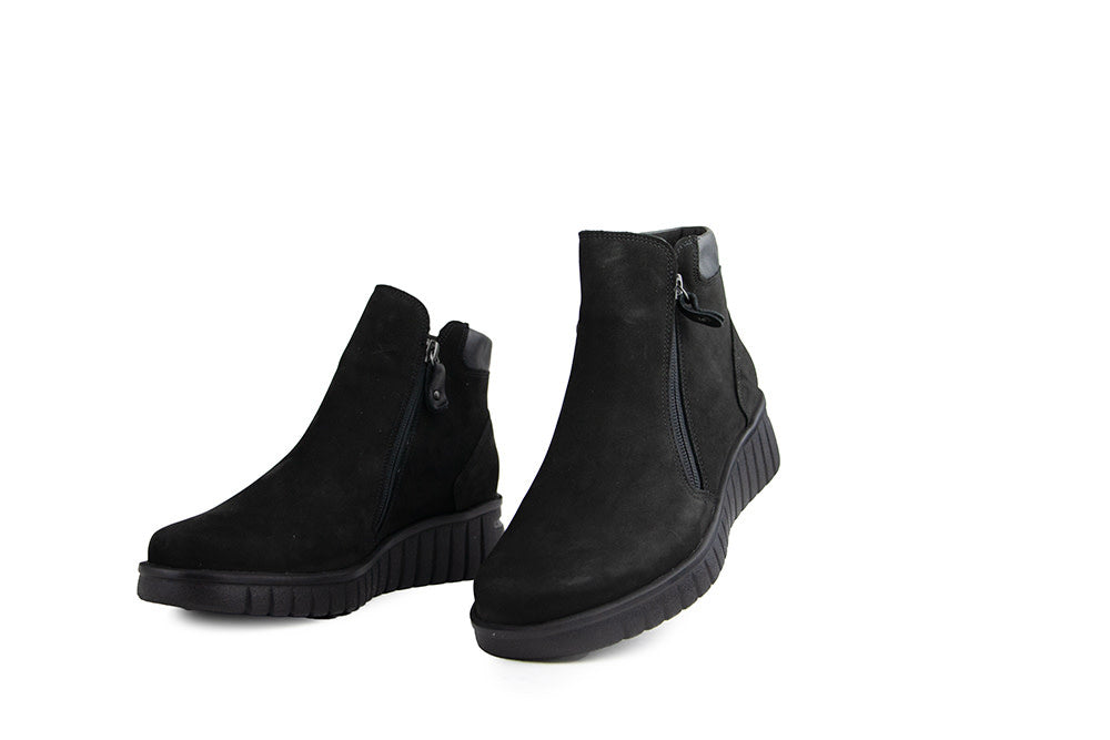 Hartjes Country Boot Schwarz Nubuck