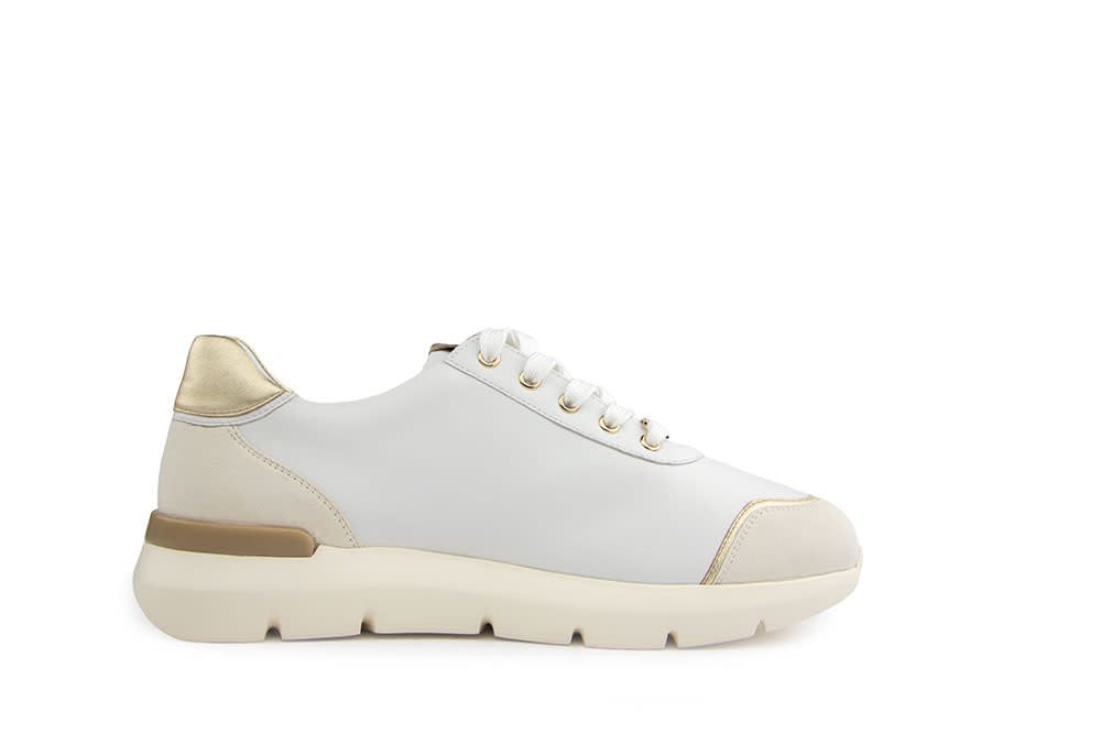 Hassia Bordeaux Sneaker Weiss Platin