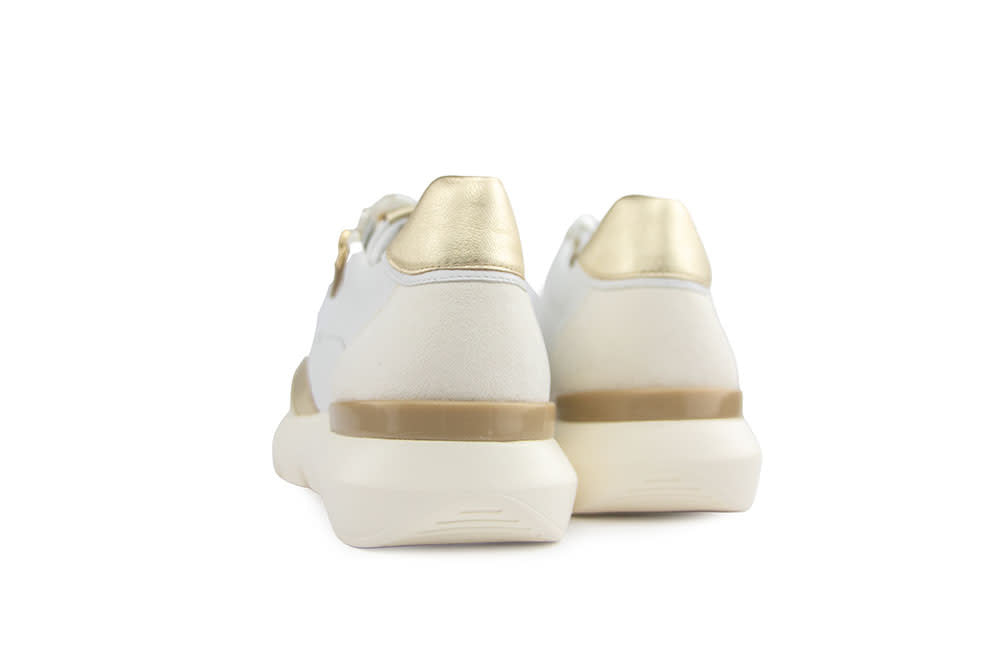 Hassia Bordeaux Sneaker Weiss Platin