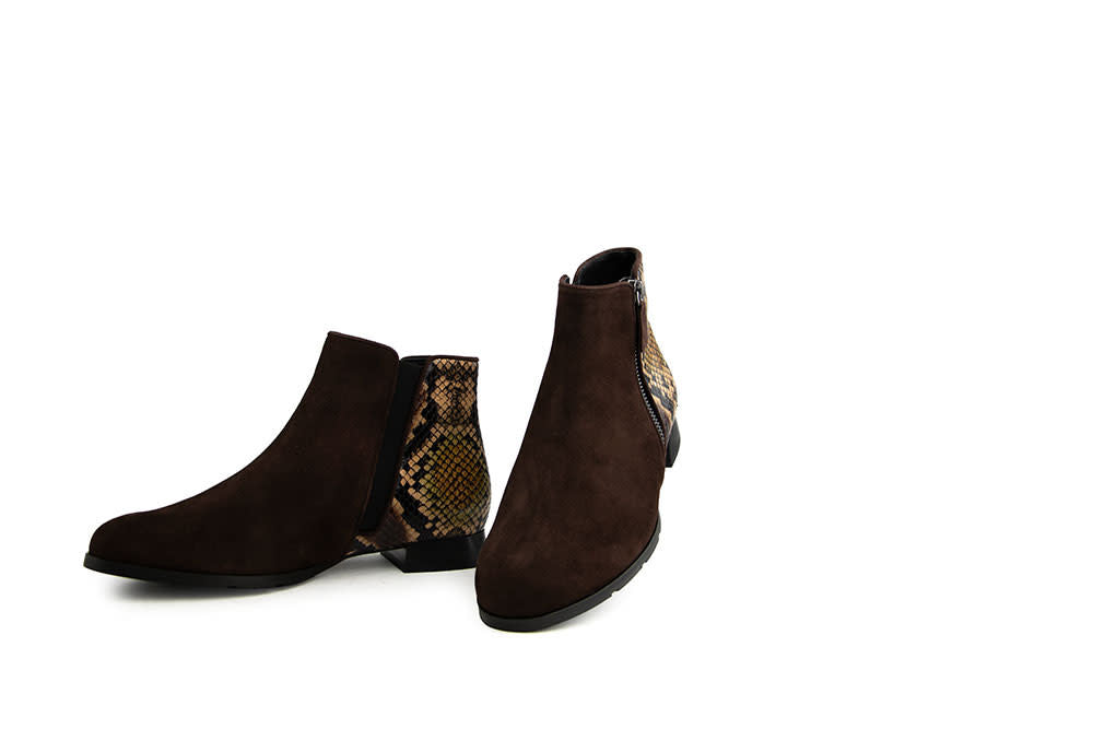 Hassia Madeira Enkellaars Chocplum Snake