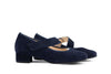 Hassia Bandschoen Blue Suede Cordoba