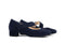 Hassia Bandschoen Blue Suede Cordoba