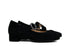 Hassia Bandschoen Schwarz Suede Cordoba