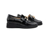 Hassia Loafer Sevilla Schwarz Wetlack