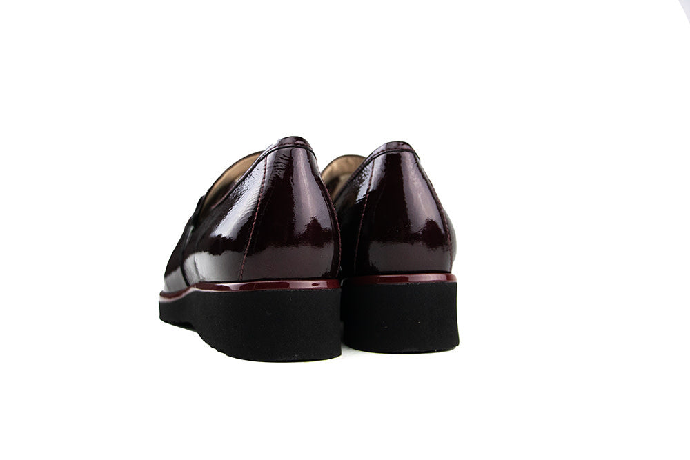 Hassia Loafer Sevilla Cabernet Metallic Wetlack
