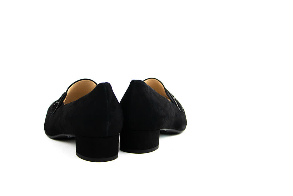 Hassia Pump Schwarz Multi Lamé Roma