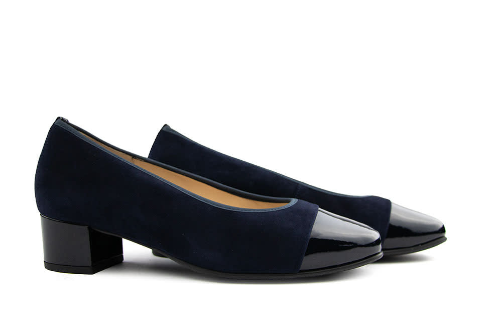 Hassia Pump Blue Multi Suede Lak Evelyn