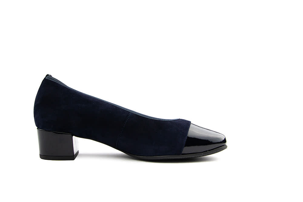 Hassia Pump Blue Multi Suede Lak Evelyn