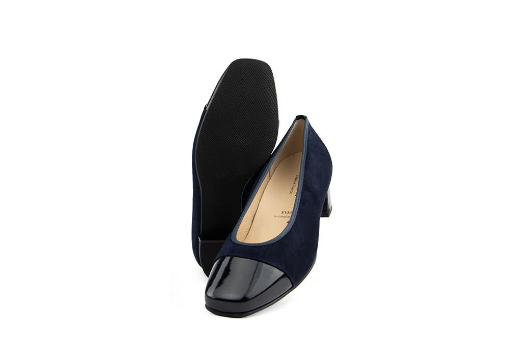 Hassia Pump Blue Multi Suede Lak Evelyn