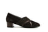 Hassia Pump Darkbrown Suede Shinylack Evelyn