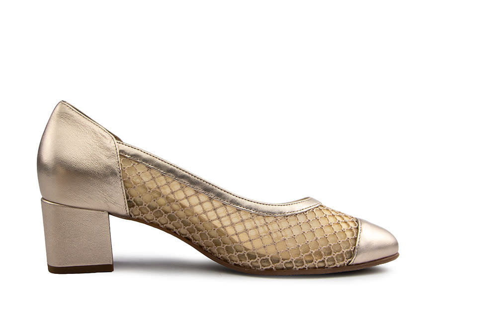 Hassia Ravenna Pump Sand Lightbronce Pearlnet