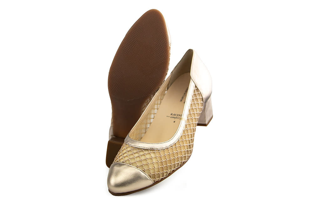Hassia Ravenna Pump Sand Lightbronce Pearlnet