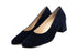 Hassia Pump Blue Multi Shiny Suede Capri