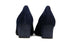 Hassia Pump Blue Multi Shiny Suede Capri