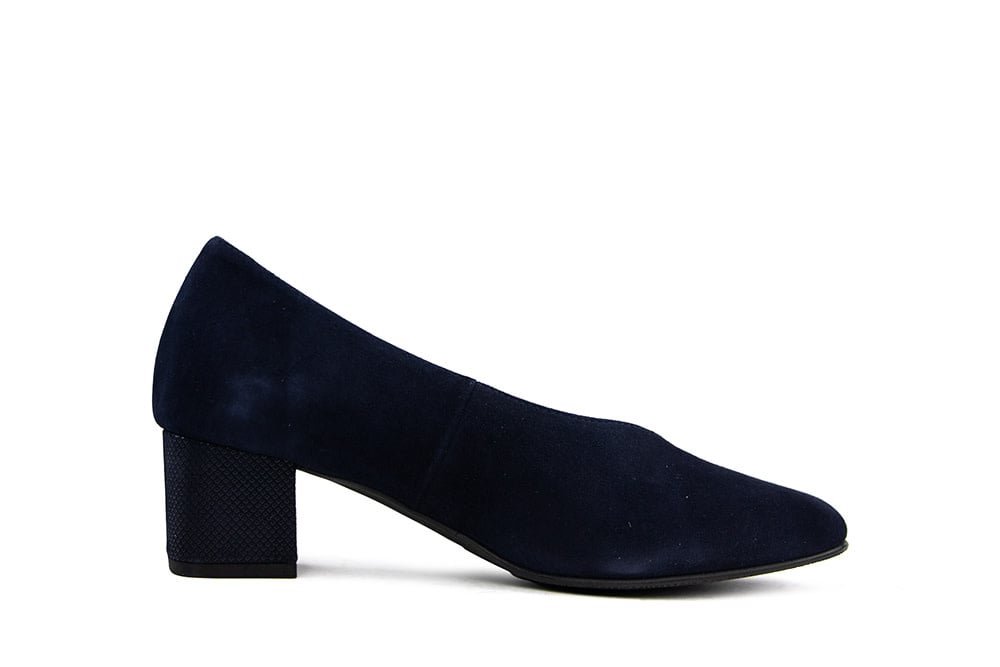 Hassia Pump Blue Multi Shiny Capri
