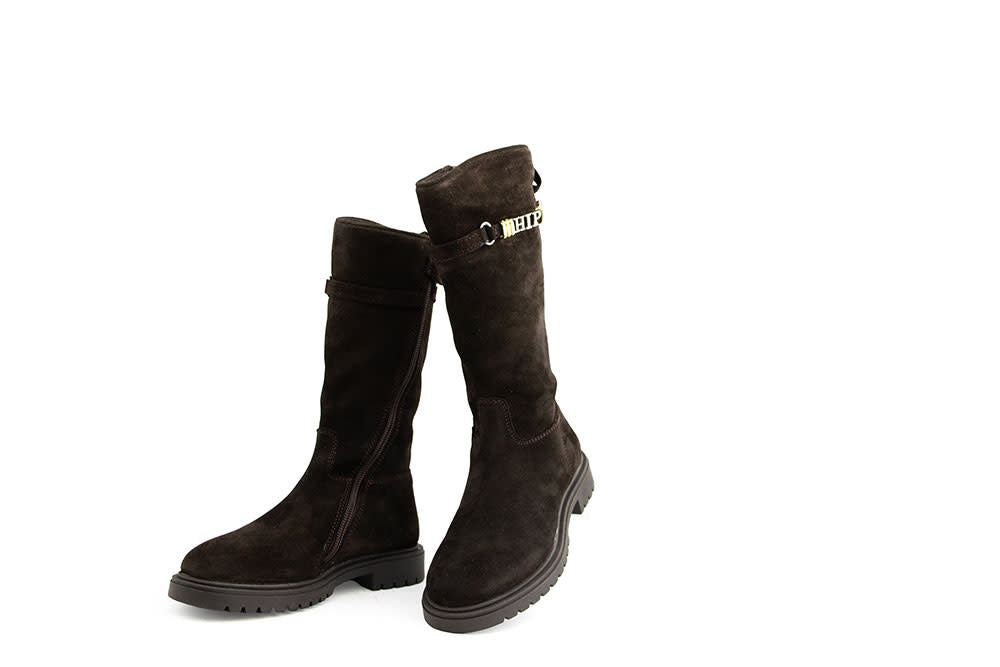 Hip Laars Dark Brown Suede