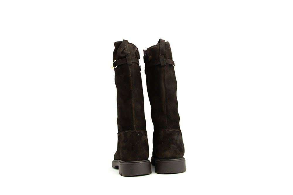 Hip Laars Dark Brown Suede