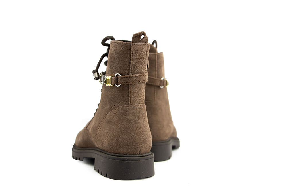 Hip Veterboot Taupe Suede