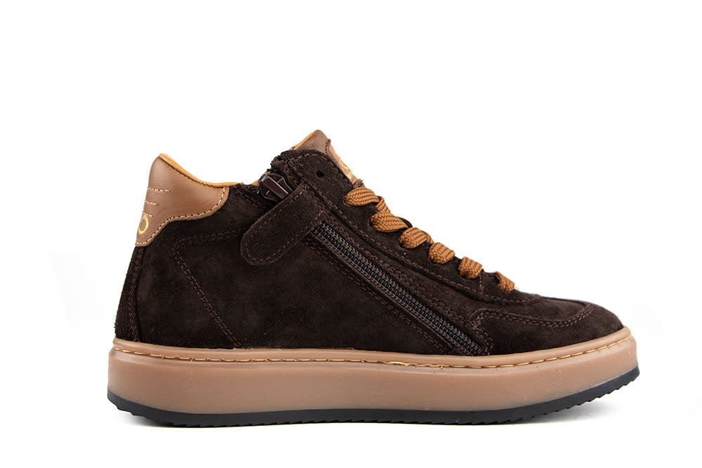Hip Hoge Sneaker Dark Brown