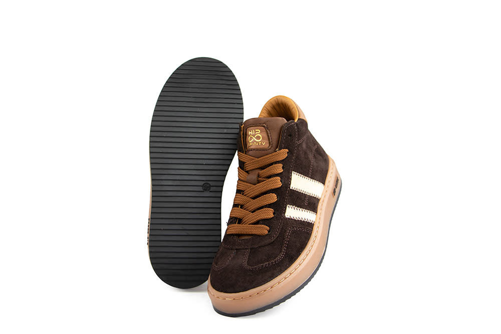 Hip Hoge Sneaker Dark Brown